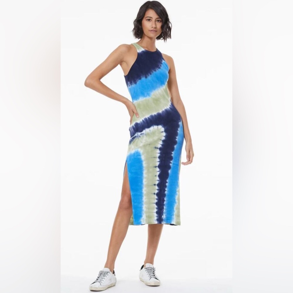 YFB Iggy Midi Dress in Skyline Asteroid Wash - Size L